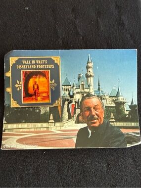 Walt Disney Walk-In Walt’s Disneyland Footsteps‎ Authentic Collectors Pin Hinged